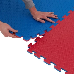 Low Density EVA Gym Foam Mat 40"*40" Red Blue