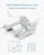 Import Tessan TS-202 Extension Lead with 3 USB Slots,13A 4 Way Multi Plug Extension Cable 2M, Wall Mounted Power Strip Socket from China
