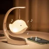 Baby Music Night Light USB Powered 7 Colors Changing With BT Speaker Animal Night Lamp For Children Birthday Gift
