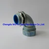 Metric thread 90 degree zinc die casting conduit fittings