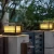 Import Outdoor Anti-Pillar Headlight Villa Solar Garden Lighting For Garden Gate LED Landscape Lamp from USA