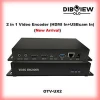 2 in 1 Video HDMI USB Streaming Facebook Youtube IPTV Encoder to Support IP USBcam Camera For Game Hospital School Appli