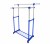Import VOKA LYON DOUBLE ROD ADJUSTABLE GARMENT ROLLING RACK  CLOTHES HANGING RACK(VK-CD23002-4COLORS) from Taiwan