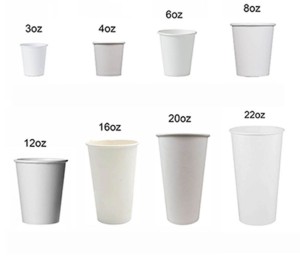 Disposable paper cups 4-22oz