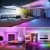 Import ColorRGB, Smart WiFi LED Strip Lights, Works with Alexa, Google Home , 12v 5050 LED light strip for bedroom from China