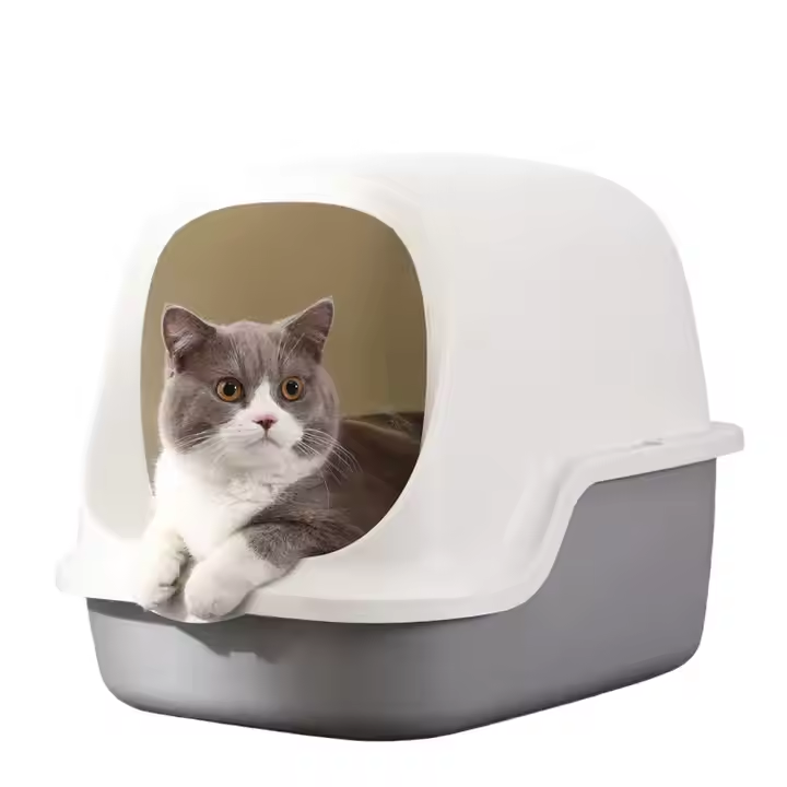 Buy Wholesales Large Plastic Pp Cat Litter Box Anti-splash Odor Control ...
