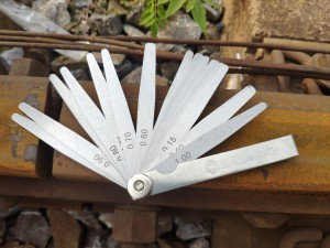 Railway Track Feeler Gauges and Joint Gap Measuring Gauge Combination