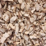Dry Cassava chips (unpeeled)