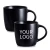Import Personalized Black Ceramic Mug Material for Coffee Water and Milk Sublimation Mug with Handle PC Wholesale for Business from China