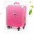 PVC material cosmetic case Fashion Korean style storage case Professional portable universal wheel trolley cosmetic case