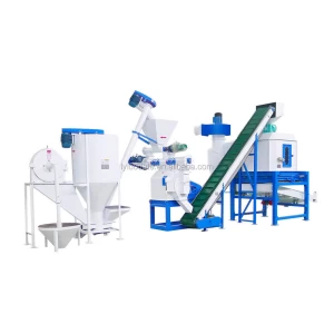 1-2 ton per hour Small Feed Mill Plant/Small Poultry Farm Equipment/Animal Feed Manufacturing Plant For Livestock/Poultry