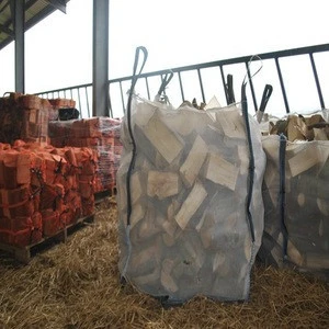 1 ton breathable pp woven big Bag FIBC for Firewood PackingBig Bag ,transparent pp jumbo bag