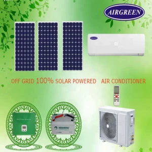 100% SOLAR AIR CONDITIONER 24000BTU SOLAR AIR CONDITIONER AIRE ACONDICONADO SOLAR
