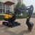 Import 1000kg hydraulic small mini excavator Small garden digger with ce from China