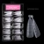 Import 100pc/box Clear Dual Forms Tips Nail System Full Cover Quick Building Gel Mold from China