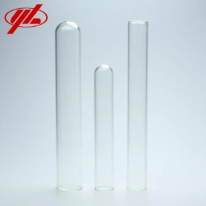 10ml 25ml 50ml 100ml Flat or Round Bottom Clear Glass Test Tube Chemistry Lab Pyrex Test Tubes
