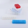 11 compartment clear PP plastic waterproof pill storage box case