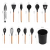 11 pcs  Modern Style Food Grade Cookware Gadget Silicone Kitchen Cooking Kitchenware