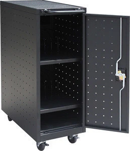 12 bay tablet charging cart charging cabinet for school education and hospital use with ul approved Ipad/Laptop/Chrome