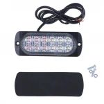 12 LEDs Lamp Red Blue White Yellow Firemen Police Fog Emergency Car Strobe Flashing Warning Light lights Truck Auto Roof Light