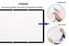 120 inch 16:9 soft foldable outdoor portable projector projection screen hanging on wall