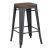 Import 12&quot;-30&quot; gunmetal Industrial metal bar stool from China