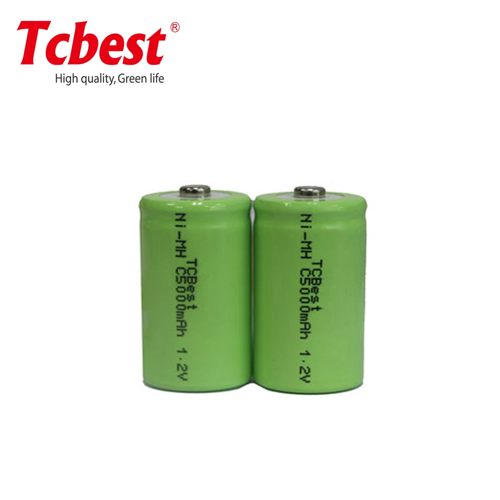 1.2V NiMH Nickel Metal Hydride Industrial rechargeable batteries C size 4000mAh/5000mAh/