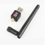 150M WIFI acceptor with USB wireless network card MT7601 core plate with 2DB antenna