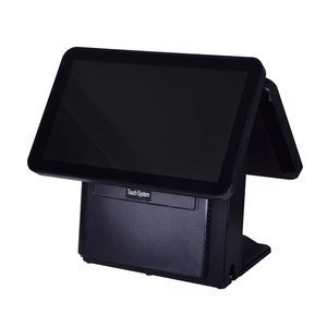 15.6&quot; POS machine/ POS terminal/ POS system with Dual-core Dual screen cash register for restaurant.