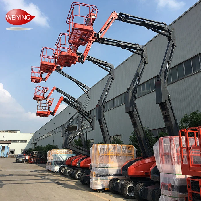 18m Aerial working /self-propelled boom lift platform /articulated lift tables
