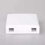 2 Port SC Fiber optic wall mounted mini terminal fiber to home fiber faceplate