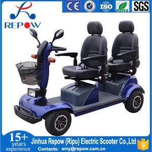 2 Seats Disabled Scooter handicapped scooter electric mobility scooter