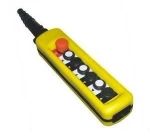 2 Speed Hoist Crane Truck 6 Pushbuttons Pendant Control Station Emergency Stop