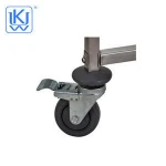 2 Tiers Stainless Steel Hotel Restaurant Kitchen Mobile Delivery Dining Service Cart Food Trolley