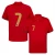 Import 20-21 New Portugal national team home jersey custom adult and children football shirt football field sportswear from China