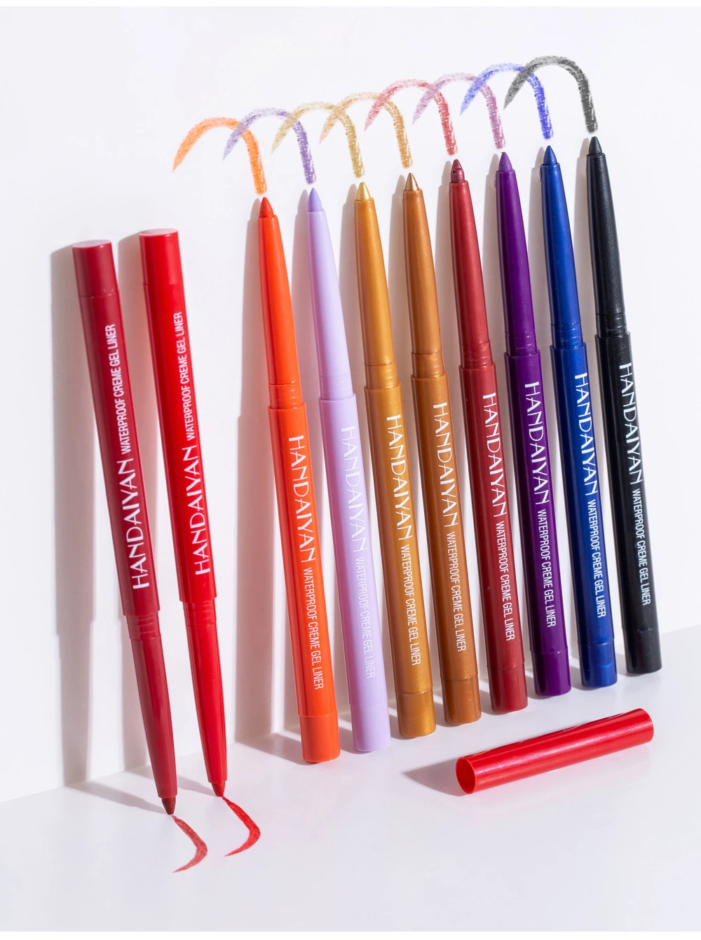 20 colorseyeliner gel waterproof eyeliner pen