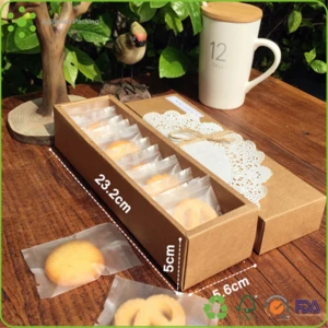 2015 Traditional Chiese Design Kraft Paper Mooncake Packing Small Boxes for 2" Cake