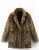 Import 2016 autumn and winter women s new European and American women s wind leopard fur imitation fur coat from China