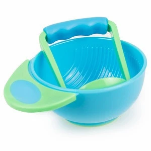 2017 Baby Feeding Supplies: Mash and Serve Bowl for Homemade Baby Food, PP Material