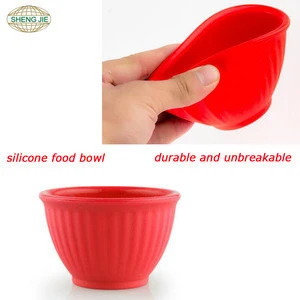 2017 Newborn high quality 100% silicone baby food and soup bowl