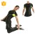 Import 2017 sports t shirts custom slim fit black men gym running wear from China