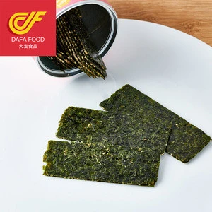2018 4 tasted flavor crispy filling seaweed snack in jar