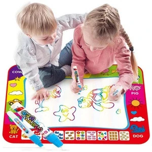 2018 Best Selling DIY Drawing Board Magic Pen Water Doodle Mat For Kids Educational Painting Toy