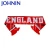 Import 2018 Football Game Promotional Knitted Polyester England fans scarf from China