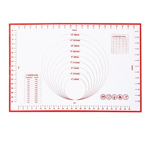 2018 Good Quality Extra Large Silicone Baking Mat for Pastry Rolling with Measurements