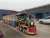 Import 2018 new amusement park games electric trackless train with 4 carriages and 1 engine from China