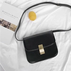 2019 New Simple Girls Messenger Bag PU Leather Women Fashion Cross Body Bags Online Shopping