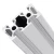 Import 2020 2040 CNC 3D Printer Parts T Slot Aluminium Profile Accessories from China
