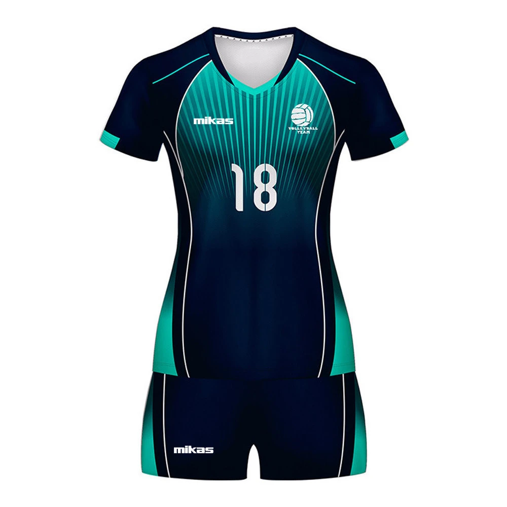 2020 Custom volleyball jersey design team custom mens and women wear volleyball jersey set