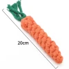 2020 High quality new style pet puppy carrot toys hemp cotton rope chew dog toy rope